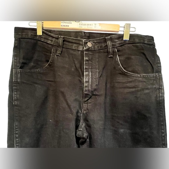 RUSTLER Jeans Black Relaxed Fit Size 34 x 30 - Picture 2 of 7